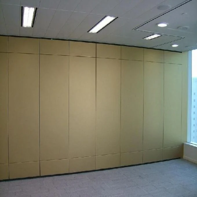 Soundproof Sliding Meeting Room Movable Partition Wall On Wheels And Track 1