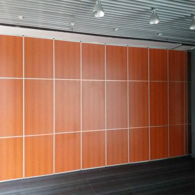 Soundproof Sliding Meeting Room Movable Partition Wall On Wheels And Track 0