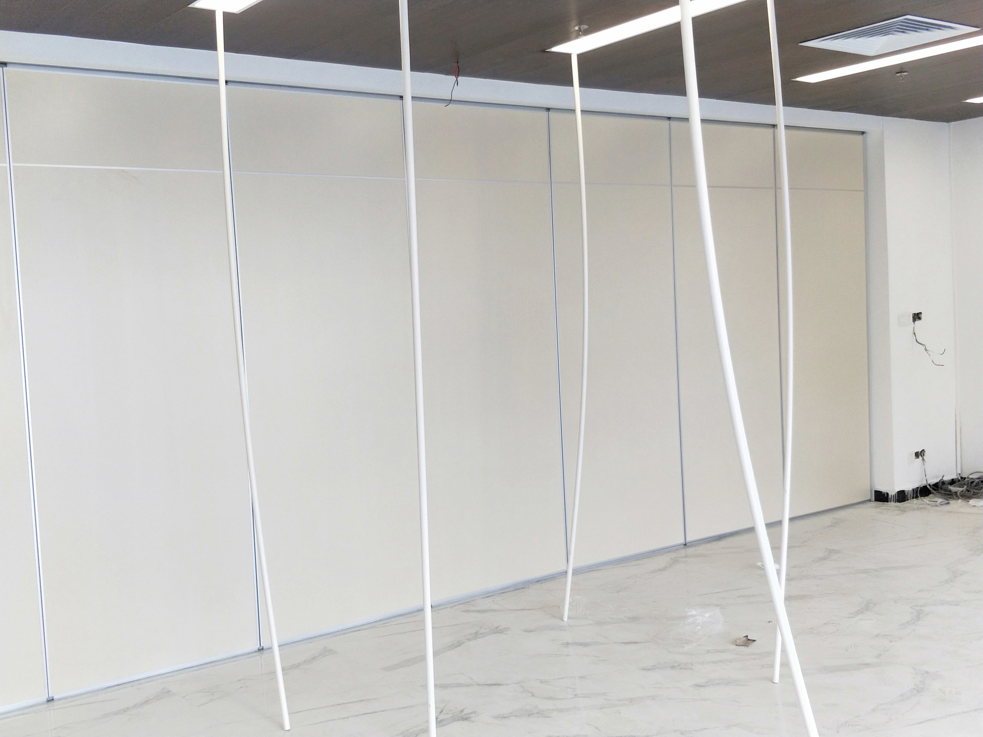 Soundproof Sliding Moveable Wooden Acoustic Partition Walls For Room Dividing