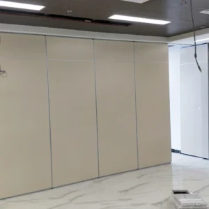Soundproof Sliding Moveable Wooden Acoustic Partition Walls For Room Dividing