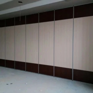 Soundproof Sliding Partition Walls , Aluminium Track Melamine Hanging Room Dividers