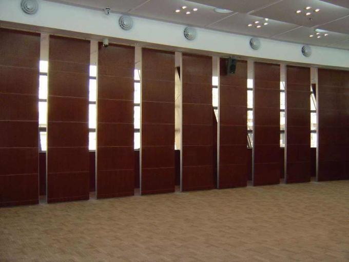 Soundproof Sliding Wooden Movable Partition Walls For Meeting Room and Church 0