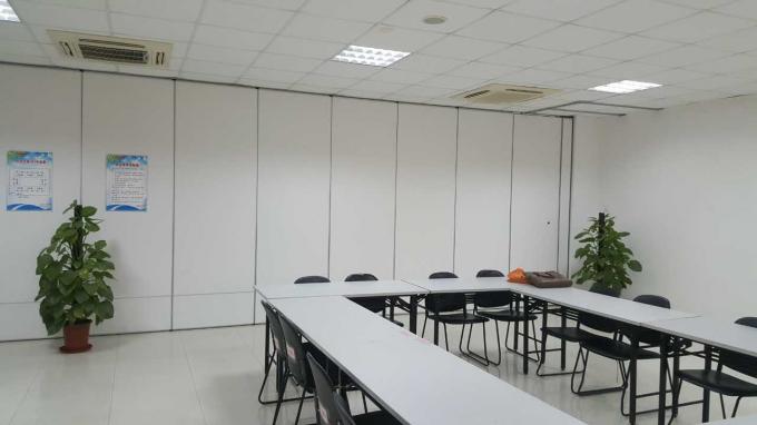 Soundproof Wood Movable Partition Walls For Conference Room , Panel Thickness 85 mm 1