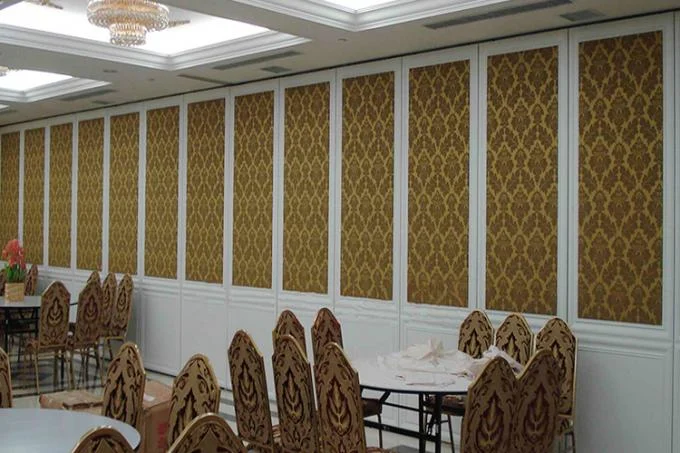 Soundproofing Floor to Ceiling Folding Acoustic Rolling Room Dividers 500 mm Width 3