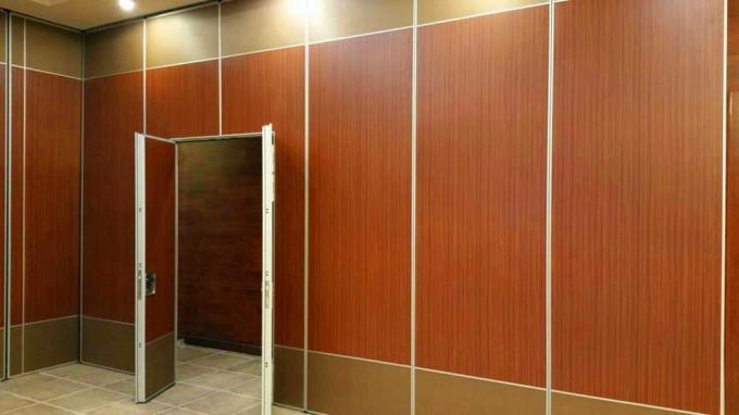 Soundproofing Foldable Wall Sliding Folding Door Partition Panel With Access Door 0