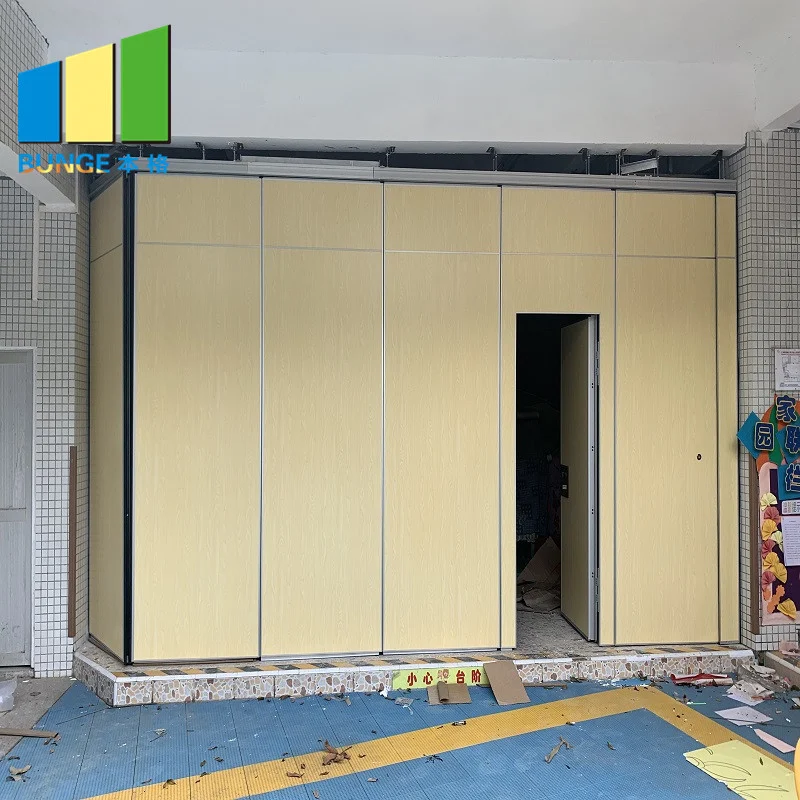 Stackable Folding Partition Panel Sound Proof Acoustic Partition Wall For Office