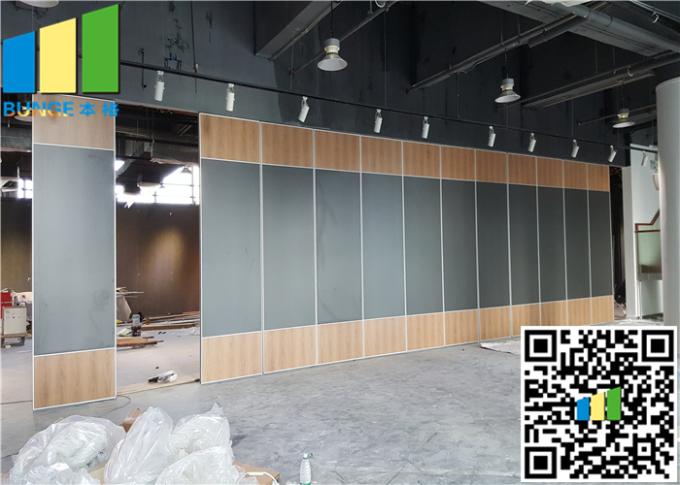 Star Hotel Luxury Movable Partition Walls Fabric Sliding Panel Acoustic Wall 1