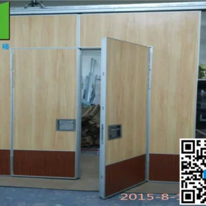 Star Hotel Luxury Movable Partition Walls Fabric Sliding Panel Acoustic Wall