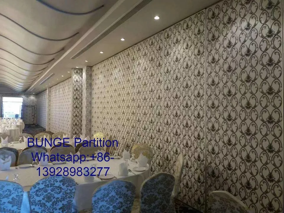 STC 32 - 53db Acoustic Sliding Partition Walls For Hotel Banquet Hall / Auditorium