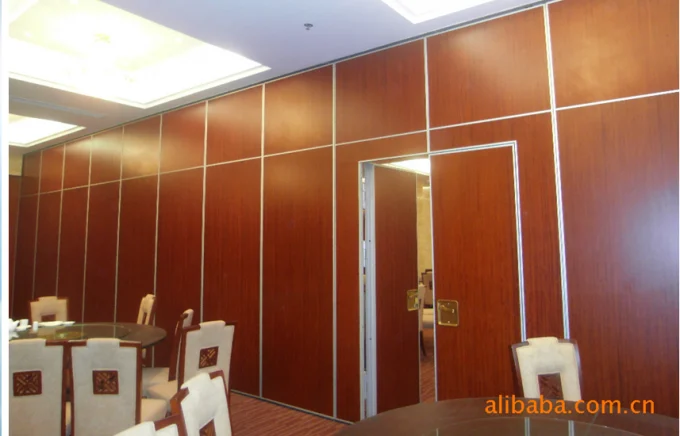 Steel Track Operable Folding Partition Walls For Multi-Function Hall 0