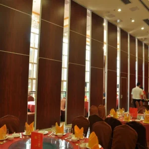 Steel Track Operable Folding Partition Walls For Multi-Function Hall