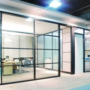 Straight Shape Sliding Glass Partition Walls For Office / Conference Room
