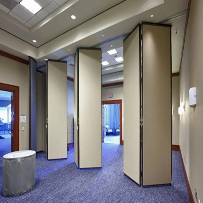 Studio Room Dividers Wooden Accordion Wall Operable Folding Walls 1