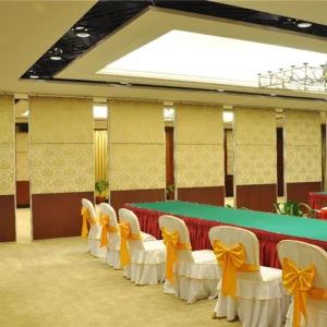 Stylish Funtional Movable Partition Wall For Forum Hall Customized Surface Finish