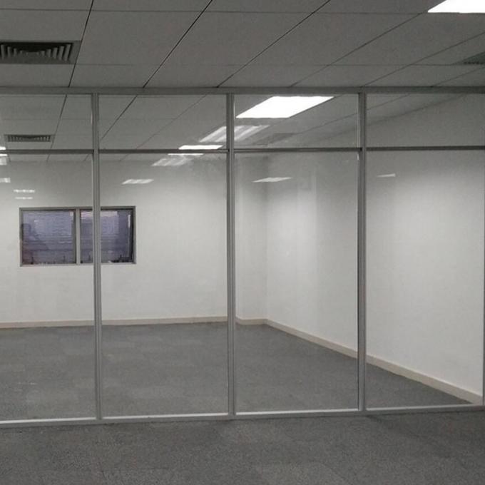 Tempered Glass Soundproof Fireproof Seperation Wall Glass Partition Wall For Office 1
