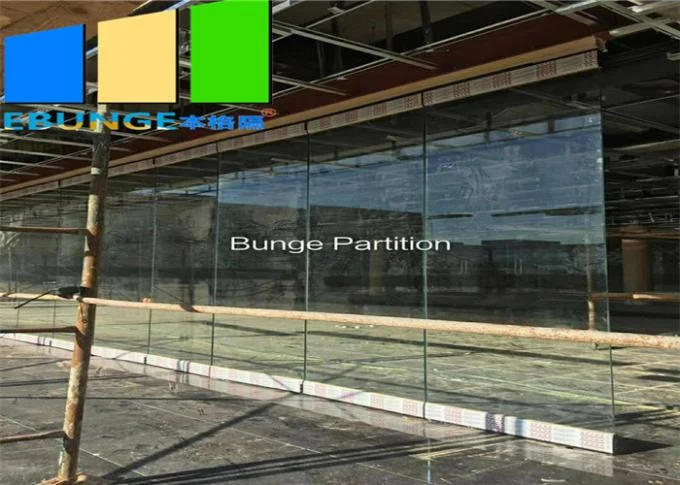 Tempered Sliding Glass Movable Partition Wall Office Project Sliding Wall 0