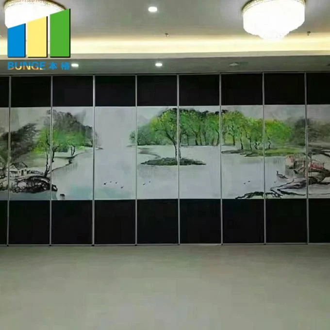 Temporary Acoustic Soundproof Collapsible Operable Sliding Partition Walls For Offices / Banquet Room 0
