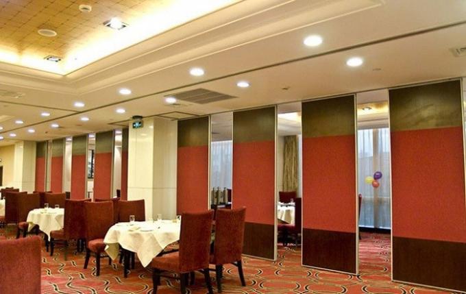 Temporary Acoustic Soundproof Movable Partition Walls , Restaurant Room Dividers 1