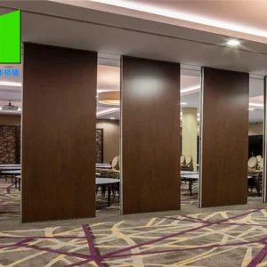 Temporary Sliding Acoustic Wooden Movable Partition Walls Dividers For Church