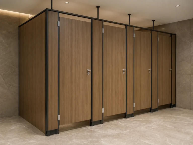Easy To Clean and Affordable Bathroom Partition Support Customized Commercial Bathroom Partition