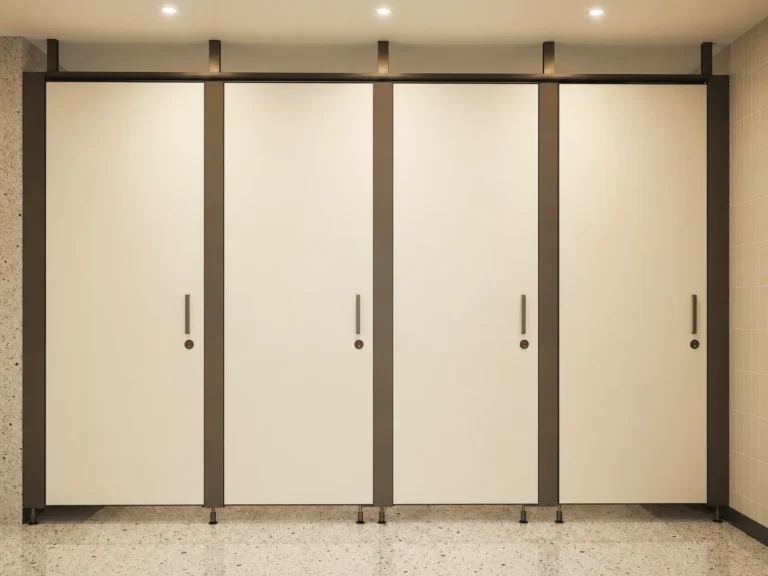 Water Resistance Toilet Partitions Hygienic and Comfortable Restroom Environment Commercial Bathroom Partition