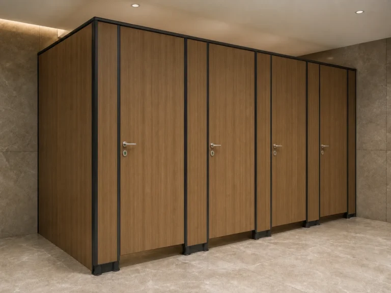 Restroom Dividers Support Customized Commercial Bathroom Partition Durable Scratch and Impact Resistant Toilet Partition Wall