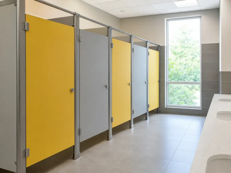 Water Resistance Toilet Partitions Hygienic and Comfortable Restroom Environment Commercial Bathroom Partition