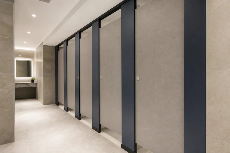 Water Resistance and Durability Scratch And Impact Resistant Toilet Partition Wall for Office Buildings