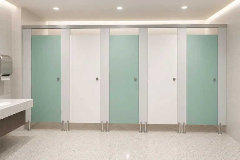 Water Resistance Toilet Partitions Hygienic and Comfortable Restroom Environment Commercial Bathroom Partition