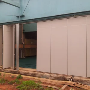 Top Hanging MDF Operable Partition Wall Systems / Classroom Acoustic Movable Walls