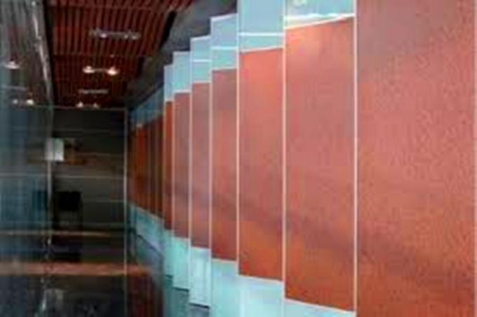 Top Hanging Multi Color Decorative Folding Partition Walls / Acoustic Movable Walls 3