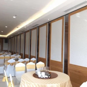 Top Hanging System Acoustic Foldable Partition Wall Anodized Aluminum 6063-T5 Frame