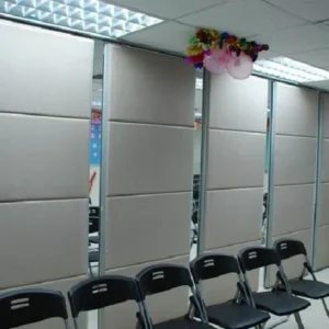 Top Hanging System Conference Room / Office Partition Walls With Aluminum Track
