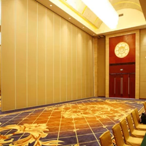 Top Hung Movable Partition , Sliding Partition Walls , 65mm Panel Melamine Surface