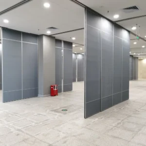 Top Hung Office Hotel Hospital Training Room Partition Wall With Powder Coating