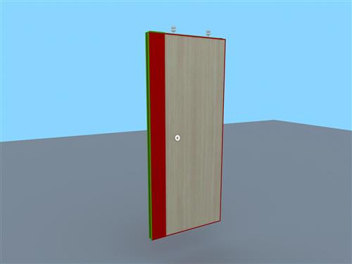 Top Hung Sound Absorption Panels Plywood / Gypsum Movable Partition 1