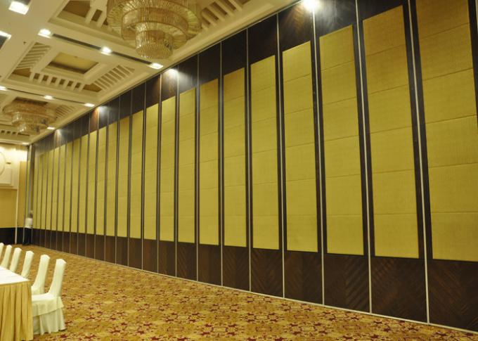 Top Hung Sound Proof Partitions Folding Wooden Dividers Acoustic Movable Partition For Conference Center 1