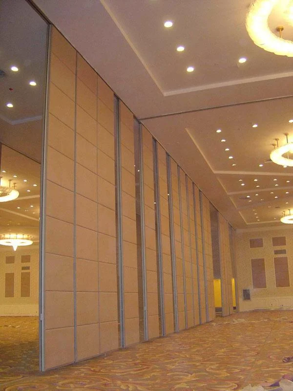 Training Room Folding Partition Acoustic Fabric Panels , Custom Sliding Doors 100MM Thickness 0