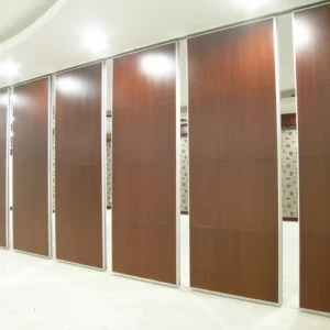 Training Room Folding Partition Aluminum Sliding Glass Doors Hotel Room Divider