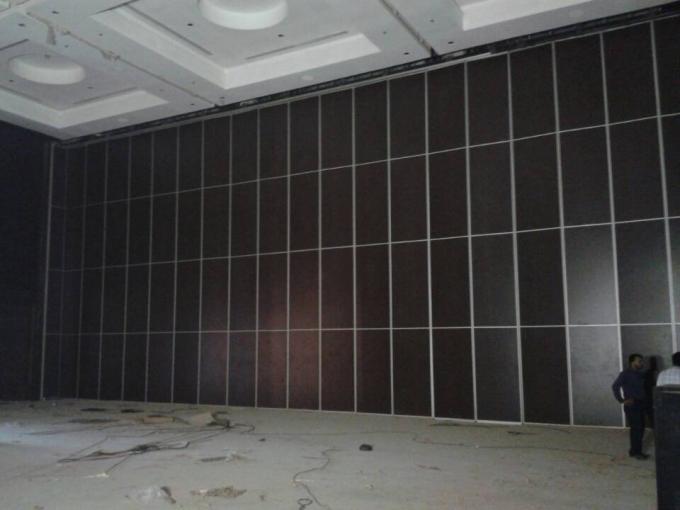 Training Room Sound Deadening Panels , Folding Office Partition Door 65mm 1