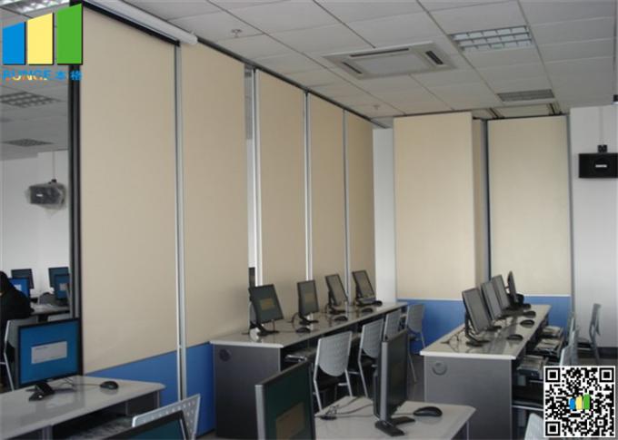 Type 80 retractable room divider soundproof partition wall aluminum frame movable partition walls for art gallery 2