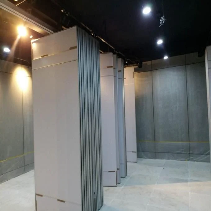 Type 85 Collapsible Demountable Sliding Movable Partition Fordable For Office 1