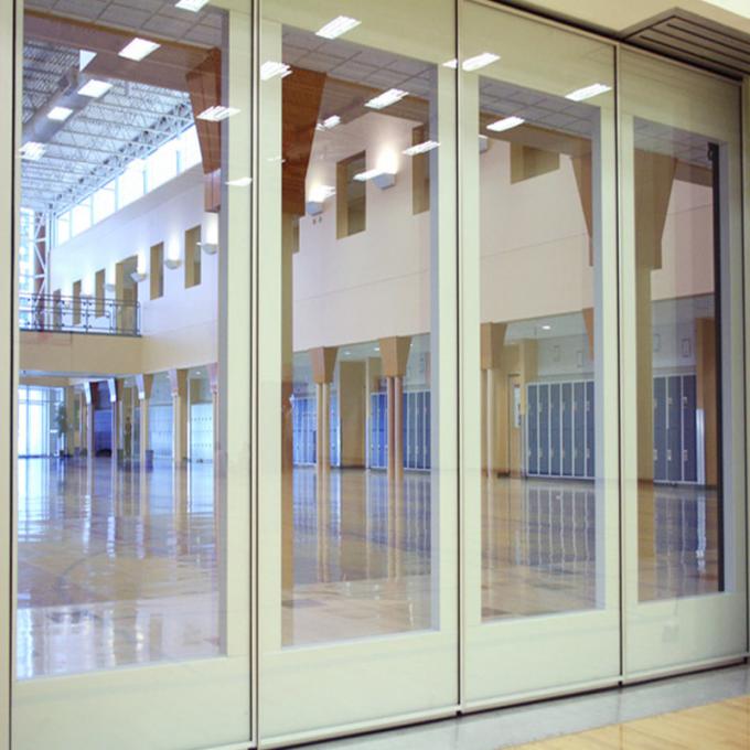Unframed Glass Doors Sliding Partition Walls Frameless Aluminum Glass Partition Folding Door 0