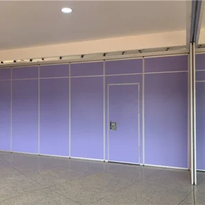 US Acoustic Operable Room Divider Movable Wooden Partition Wall For Auditoriums