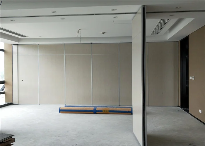 USA Client White Color 65mm Movable Partition Wall Office Project Well Done