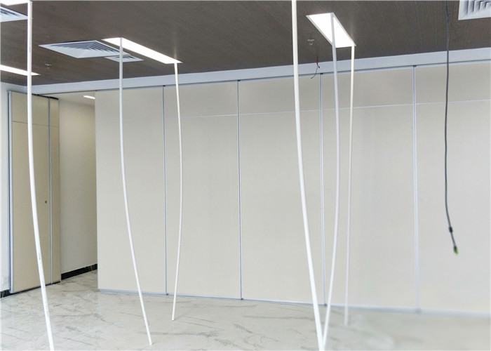 USA Client White Color 65mm Movable Partition Wall Office Project Well Done