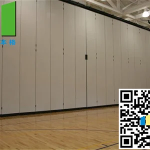 Wall Paper Material Soundprood Partition Barrier Hotel Moving Door