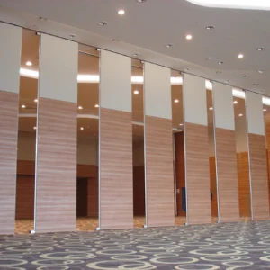 Water - Proof MDF Material Movable Partitions Wall For Ballroom Customized Color