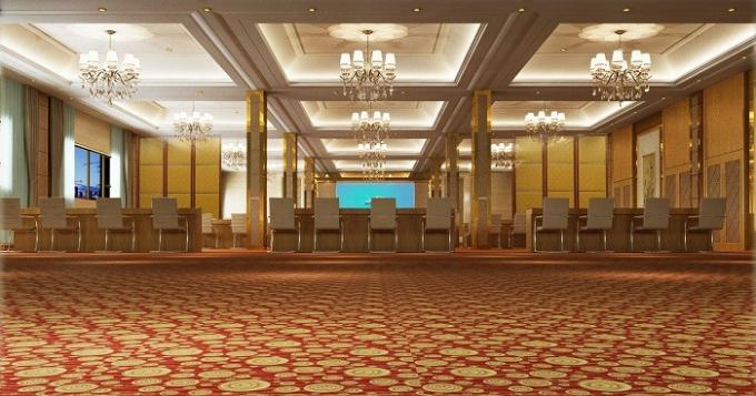 Water - Proof MDF Material Movable Partitions Wall For Ballroom Customized Color 2