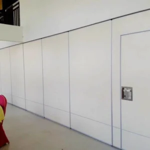 White Melamine Surface Sound Proof Wall Partition For Banquet Hall